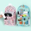 Wall Mounted Hanging Storage Bag Book Magaziner Storage Pockets Cotton Linen Moistureproof Sundries Hanging Pocket Behind Door