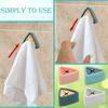 1/3PCS Towel Storage Rack Laundry Cloth Rag Hook Non-perforated Storage Rack Clip Sucker Wall Bathroom Kitchen Accessories