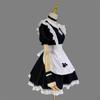 Anime Cosplay Französisches Outfit - Liebliches Kleid mit Accessoires für Halloween-Party