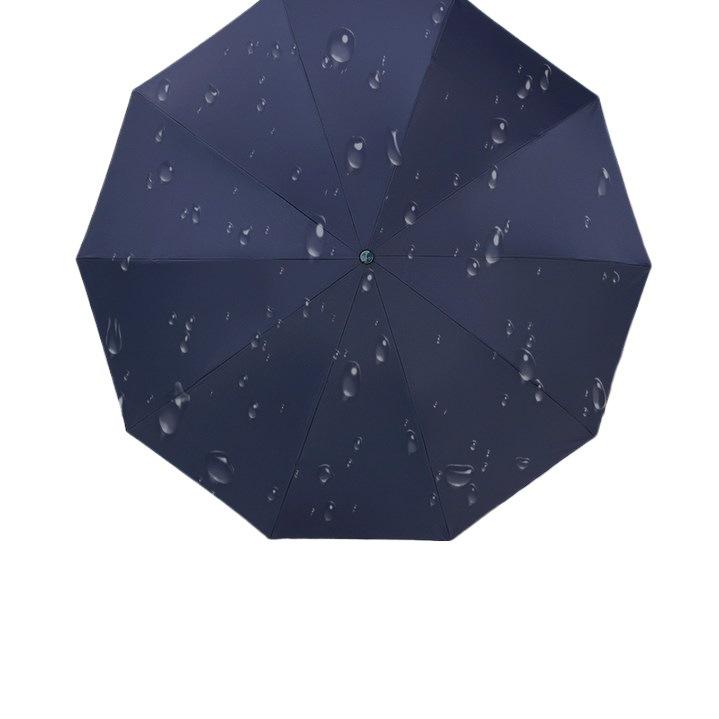 Enhanced Automatic Folding Umbrella for Men & Women: Dual-Use Sun & Rain Protection with Thickened Sunshade & UV Shield