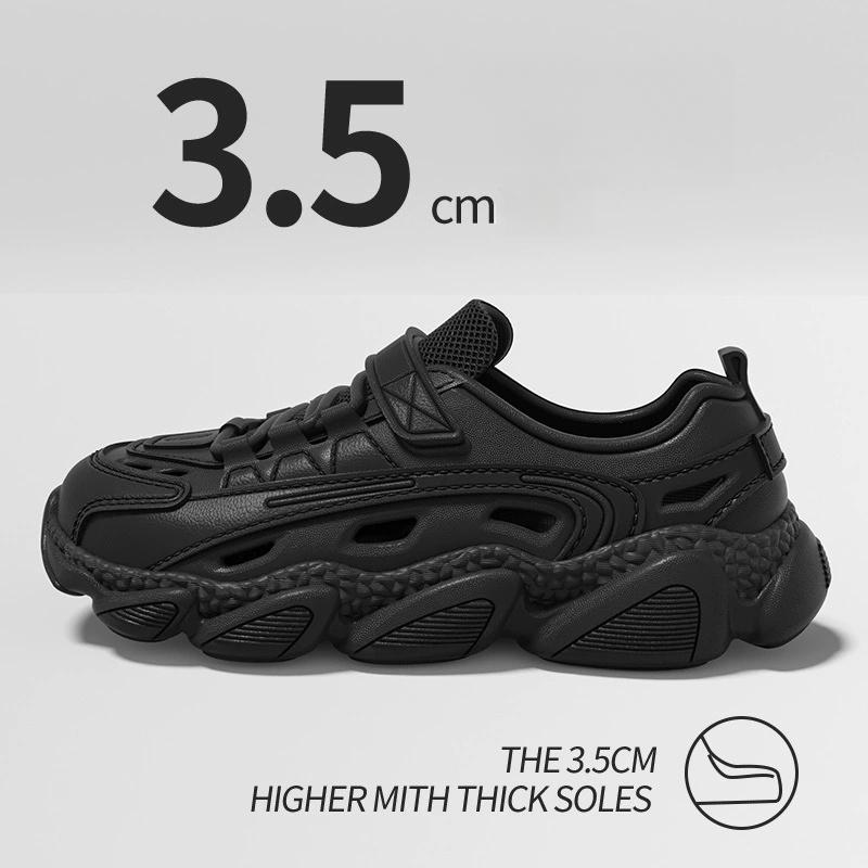 

Летние новые туфли с отверстиями для ношения, утолщенные пляжные туфли, для рыбалки, трекинга по реке, быстросохнущие спортивные сандалии 39-40 чёрный