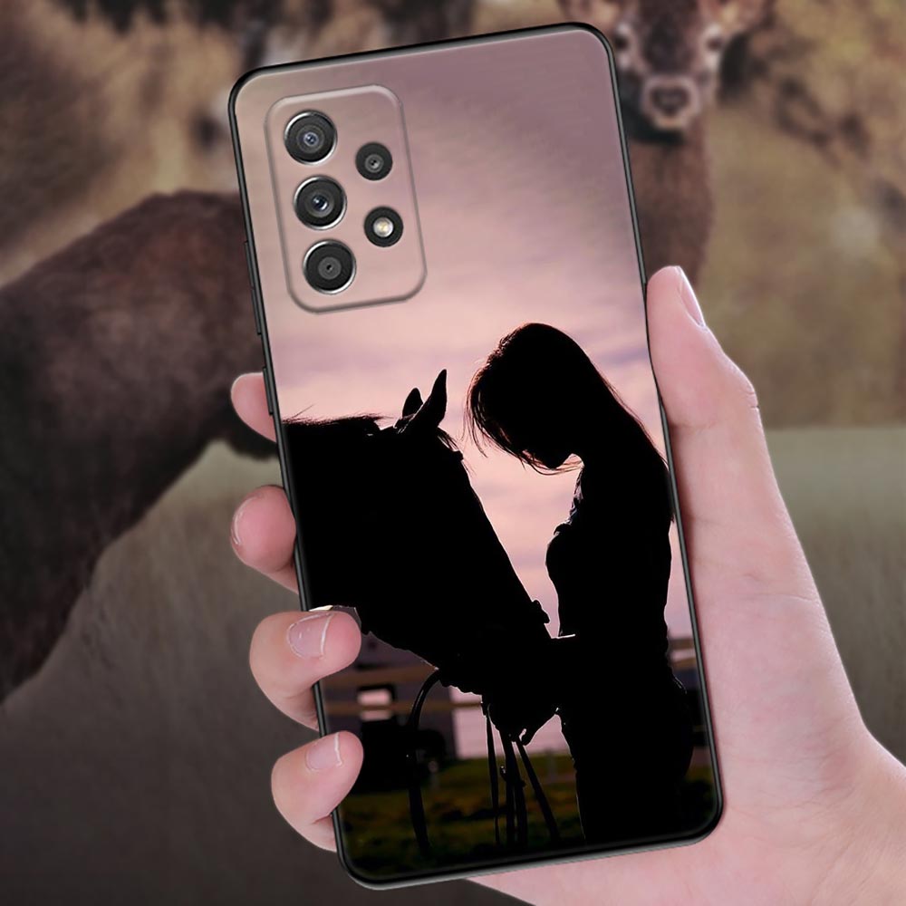 Horses Galloping Horse Animal Phone Cover Galaxy A56 5G Case For Samsung A57 A37 A17 A07 A55 A54 A52 A52S A51 A41 A32 A33 Cases