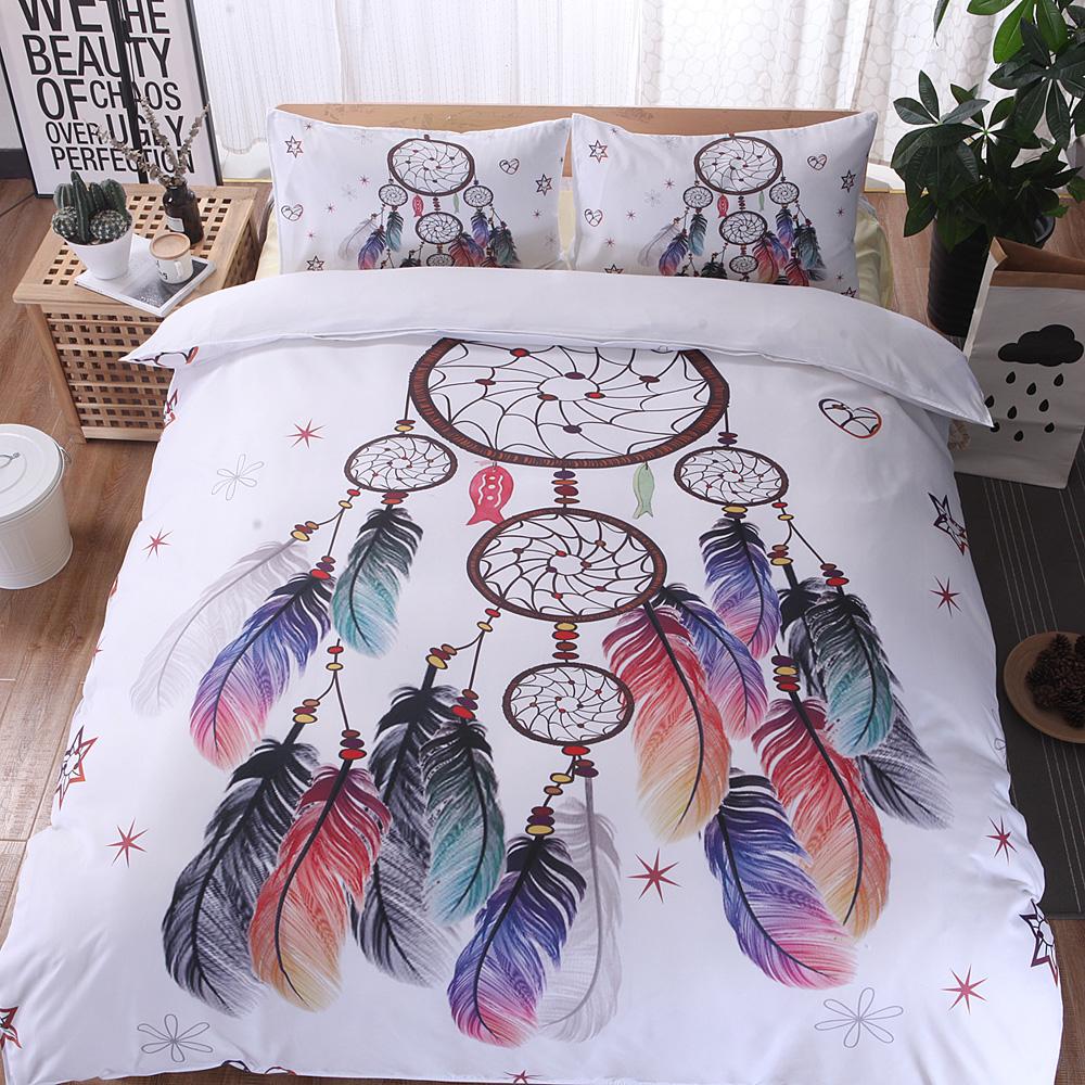Dream Catcher 3d Duvet Cover Bedding Breves Set 240x220 Queen King Size Double Bed Quilt Cover 135 Euro Bed Linen 2 Bedrooms