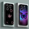 Butterfly Love Phone Case for Xiaomi Redmi 14C 12C 10C 13C 4G Redmi Note 14 13 12 11 10 Pro Plus 12S 11S 9S Silicone Soft Cover