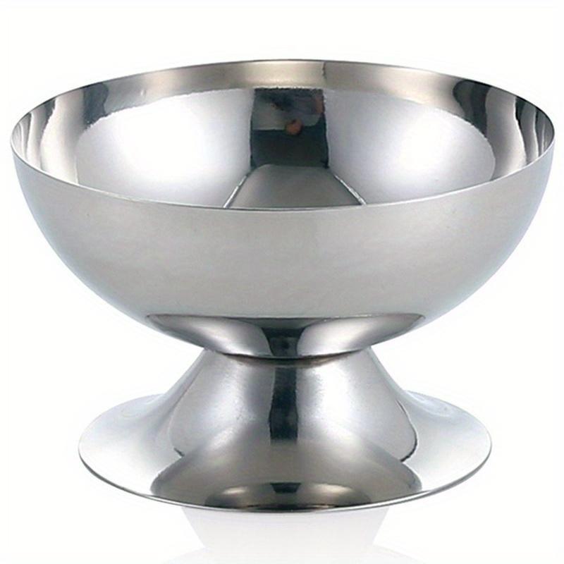 200ml Salad Cup Safe Stainless Steel Ice Cream Cup Dessert Bowl LS