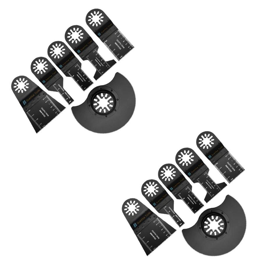 5 Stück Hartmetallzahn Oszillierendes Sägeblatt Professionelles Schneiden für Metall, Stahlnägel & Schrauben Multitool Oszillierendes Werkzeug Zubehör