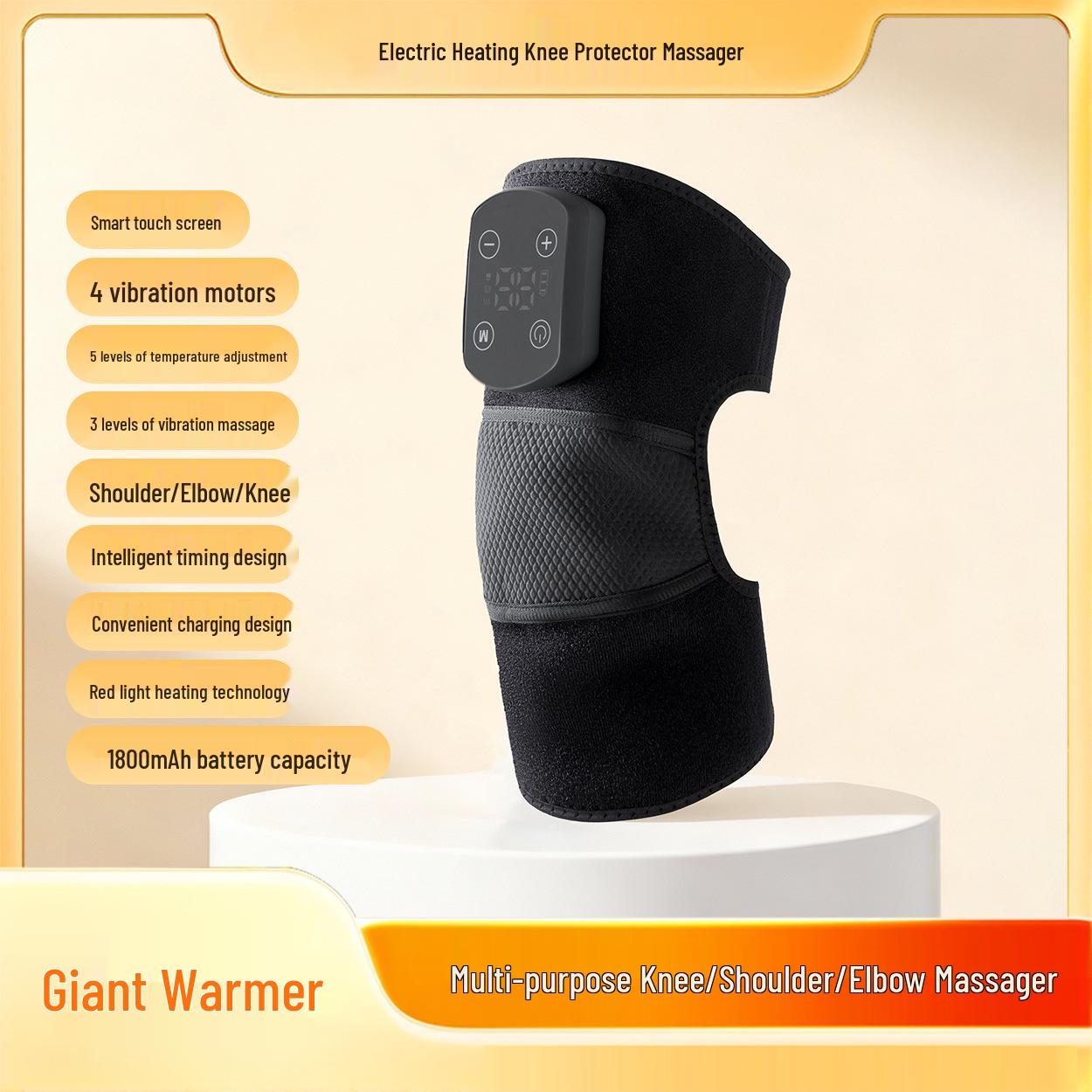 Heated Knee and Shoulder Massager for Joint Pain Relief