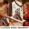 Easter Decorations He Is Risen 3D Wood Plaque Shelf Desk Tabletop Ornament Decor
