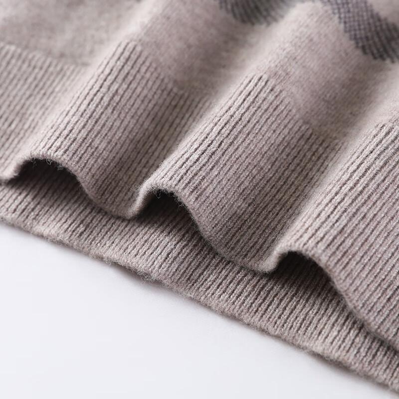 Men's 100% Lambswool Round Neck Pullover Sweater