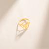 EUEAVAN Stainless Steel Phoenix Fire Bird Ring Guardian Angel Wings Mythology Animal Finger Rings Protection Amulet Jewelry Gift