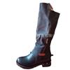 Fashion FHC Knee High Boots,Women's Long Botas,Winter Shoes,Round Toe,Side Zip Decoration,Europea Style,Black,Grey,Coffee,Brown,Dropship