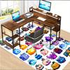 Tapis en Polyester Blox Fruit, Tapis d'Intérieur Doux pour Chaise de Bureau, Salon, Bureau d'Ordinateur - Design de Tapis Décoratif pour Bureau à Domicile