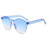 Women Luxury Vintage Sunglasses Clear Color Candy Design Sun Glasses Fashion Eyewear Trendy Accessories