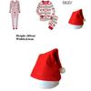 Set Pigiama Festivo di Natale per Famiglia Uomo Donna Bambino con Design a Stampa di Cervo
