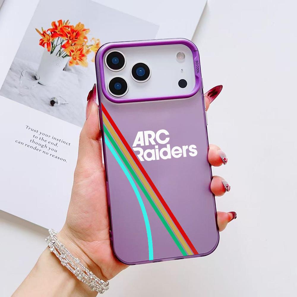 Spiel A-ARC Raiders Handyhülle Für iPhone 17 16 15 14 13 12 11 Pro Max Air Matt Laser Aurora Stoßfest Funda