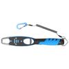 Fish Control Device Fishing Pliers Lip Gripper Lure Clamp Space Aluminum with ScaleBlue