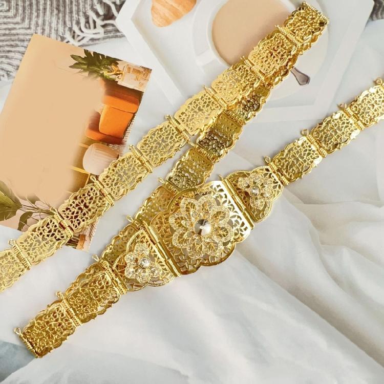 Crystal Waist Chain Costume Aesthetic Metallic Caucasian Chain Jewelry for Jeans Body Jewelry for Women Girls