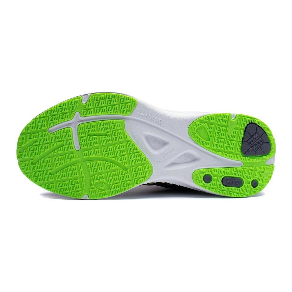 LiNing Kunpeng Comfortable Non-Slip Wear-Resistant Casual Shoes Kids Shoes Black Green YKFT002-5