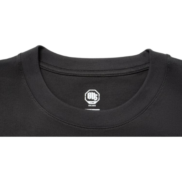 Li Ning Badfive Series Letter Print Casual Round Neck Short Sleeve T-Shirt Men Tops Graphite-Grey AHSU437-6