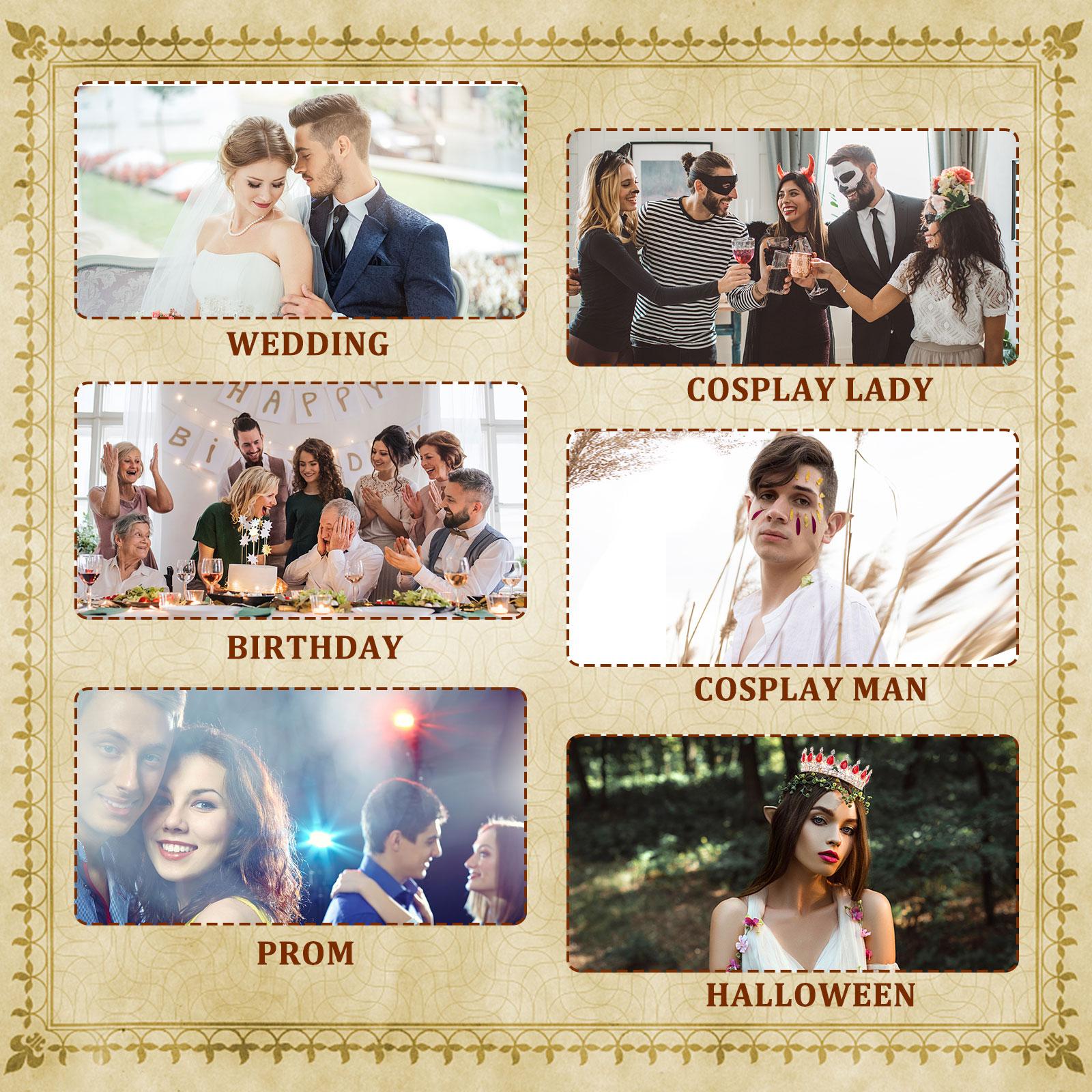 

Набір з 2 корон Короля та Королеви на випускний Королівські корони для чоловіків Королівська корона 1pc-1