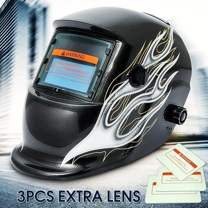 Pro Solar Auto Darkening Welding Helmet Tig Mask Grinding Welder Protective Gear