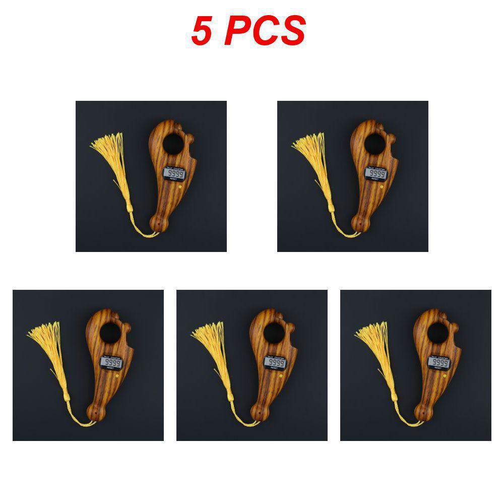 1~10PCS Portable Handheld Tassel Digital Beads Counter Finger Game Decompression Toy