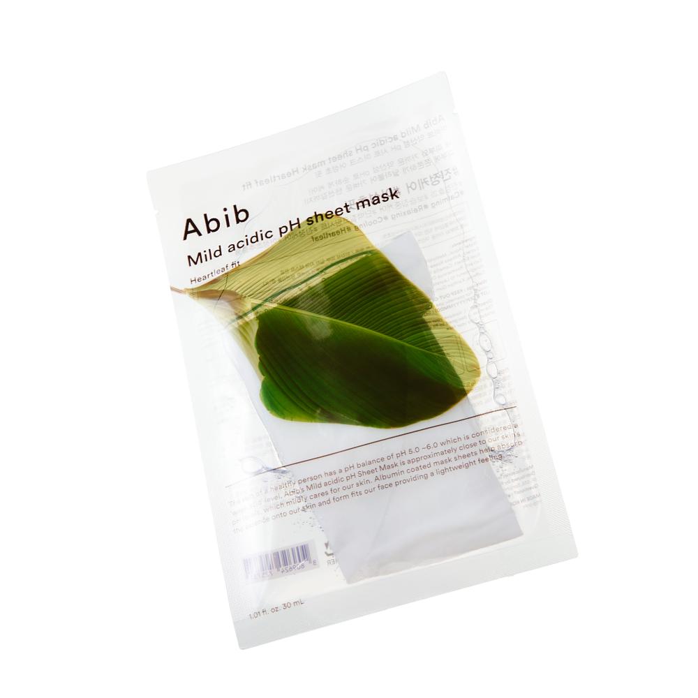 Abib Mild Acidic pH Sheet Mask Fit 10 Sheets 5 Types Option (Heartleaf / Jericho Rose / Aqua / Glutathiosome / Honey)