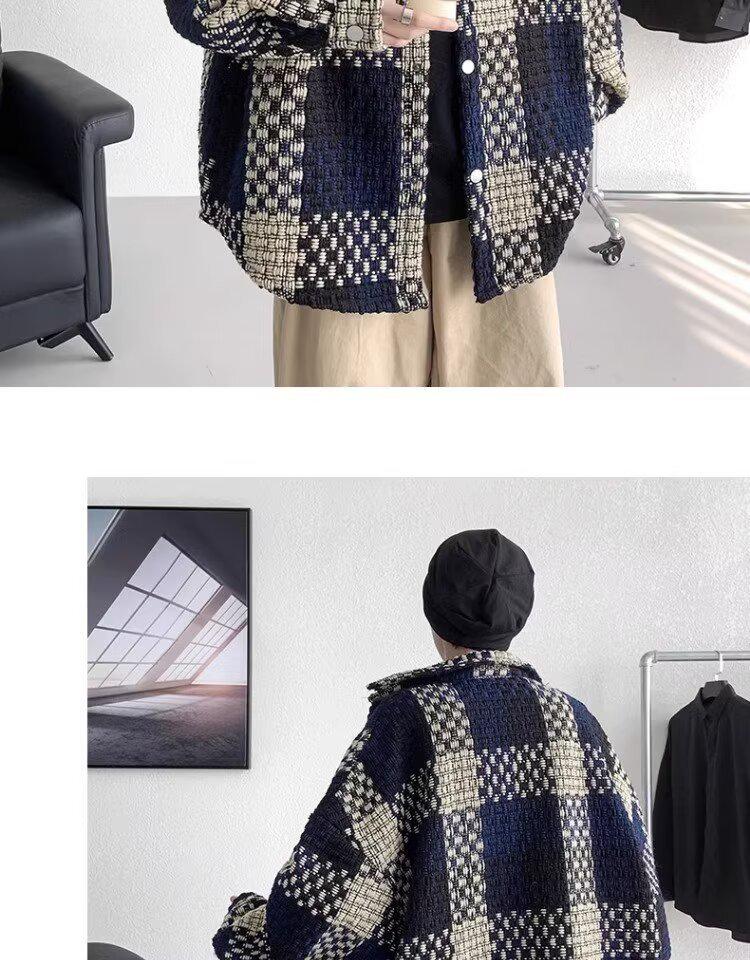 Men’s High-End Woolen Jacket - Autumn/Winter Collection, Thickened for Extra Warmth, Trendy and Stylish Outerwear.