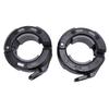 2PCS Barbell Clamps Magnetic Quick Release Weight Bar Plate Locks Collar Clips for 50mm Barbell Workout Weightlifting