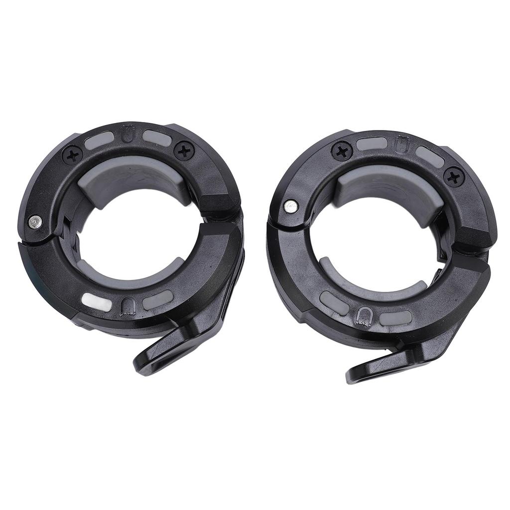 2PCS Barbell Clamps Magnetic Quick Release Weight Bar Plate Locks Collar Clips for 50mm Barbell Workout Weightlifting