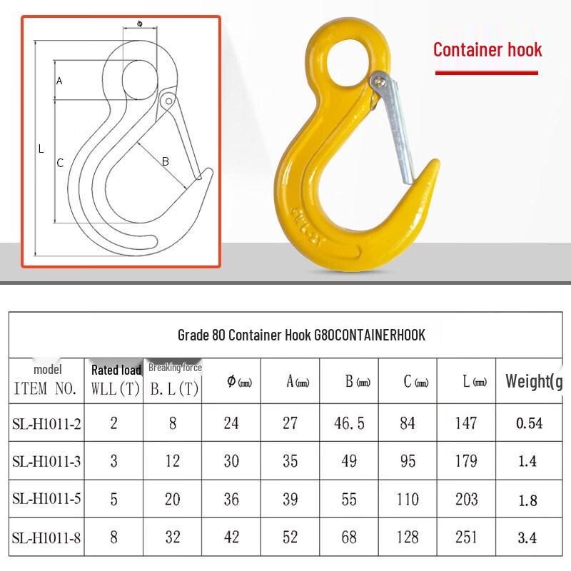 5.4-Ton Industrial Lifting Hook