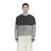Uniqlo X JW Anderson X Federer Collaboration Color Block Loose Fit Crew Neck Sweater Men Sweater Dark-Gray 465889-08
