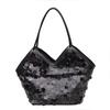 Commuting To Work, Fringed Sequins, Spring New Large-capacity Trendy Shoulder Portable Tote Bag