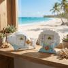 Unique-shaped Nautical Decor Frame 3-inch Instant Photo Frame Ocean-Themed Photo Frame  Coffee Shop