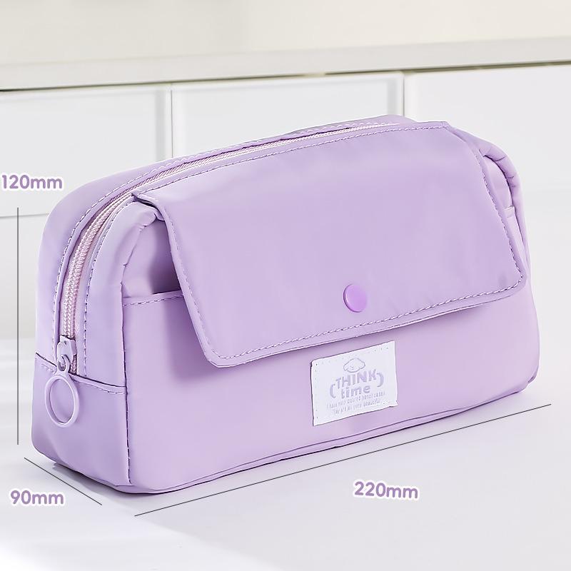 1 kus Minimalistické pouzdro na tužky pro studenty Kreativní design Série jednobarevných Pouzdro na tužky Velká kapacita Papírnictví Školní taška