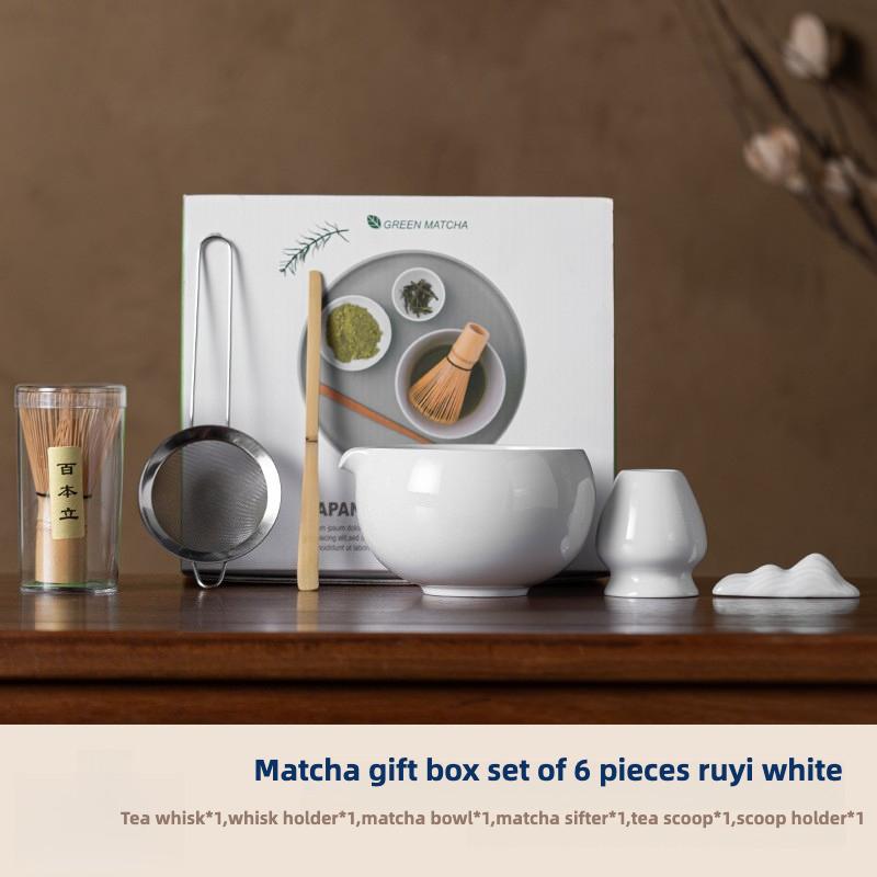 Набор для матча 7 предметов Набор для матча Набор для матча с чашей для матча Венчик для матча и подставка Набор для матча Чайный набор Подарок для любителя латте матча