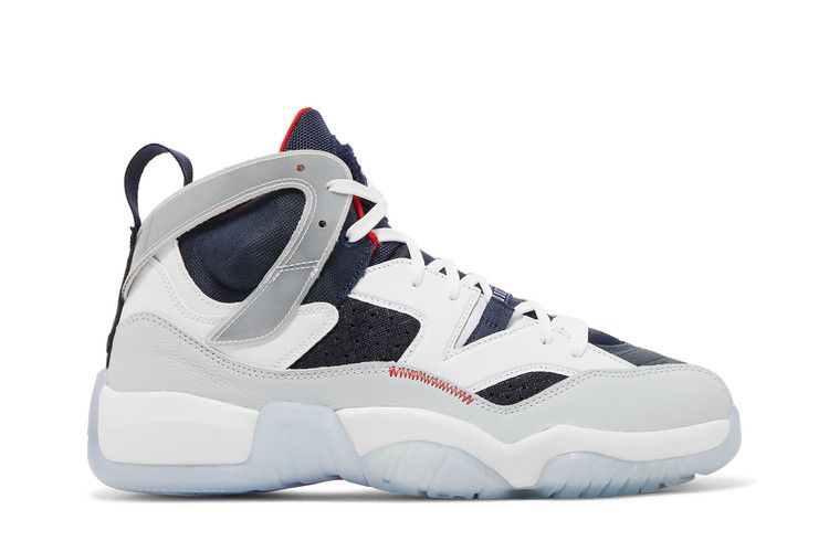 Men's Sneakers Jordan Jumpman Two Trey Olympic White/Midnight Navy-University Red-Pure Platinum-Metallic Gold