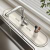 Super Absorbent Kitchen Sink Faucet Mat Drain Pad Table Mats Non-slip Sink Splash Mat Countertop Dining Washable