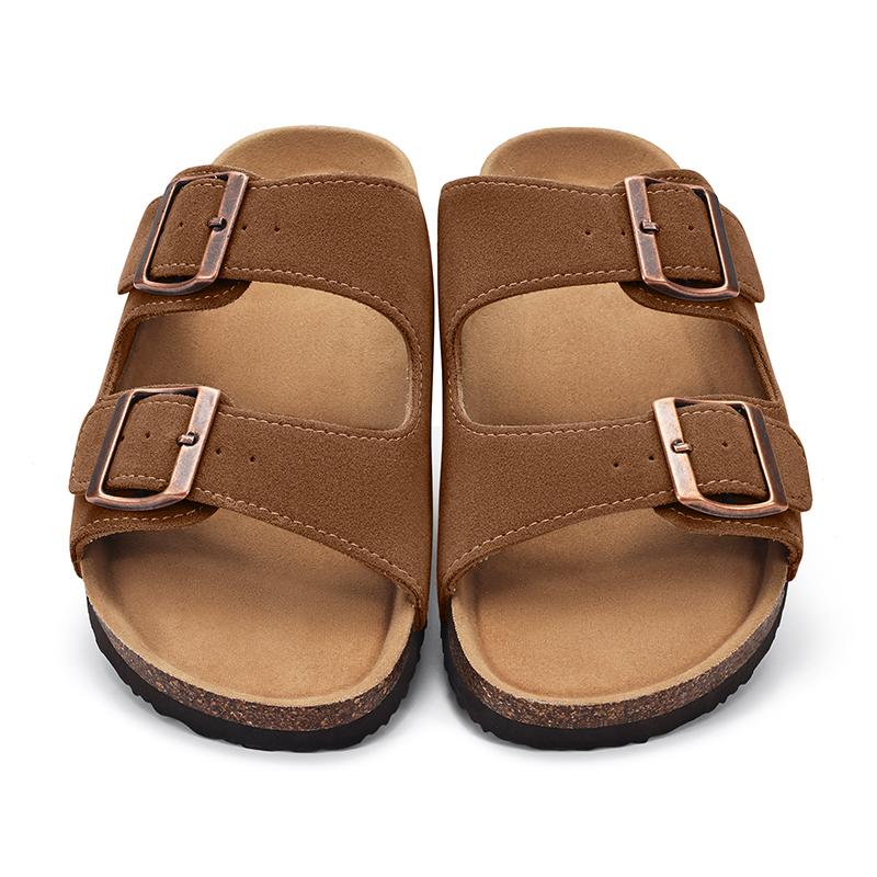 Fashion KIDMI New Women's Cork Footbed Sandal With Adjustable Straps Outdoor Vacation Beach Sandals Summer Sandals Comfort Women Sandals