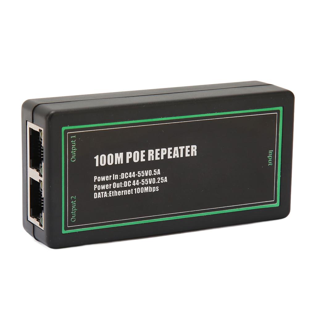 POE Extender Standard Gigabit Monitoring Signal Repeater Splitter for IP Cameras Plug and Play