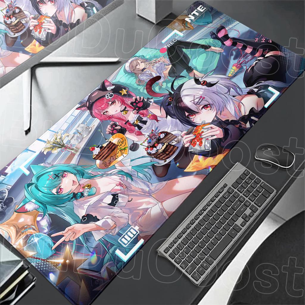 Anime Gamer Washable Mousepad Neverness to Everness Lacrimosa Office Extended Table Speed Gaming Keyboard Mat Stitch Edge Carpet