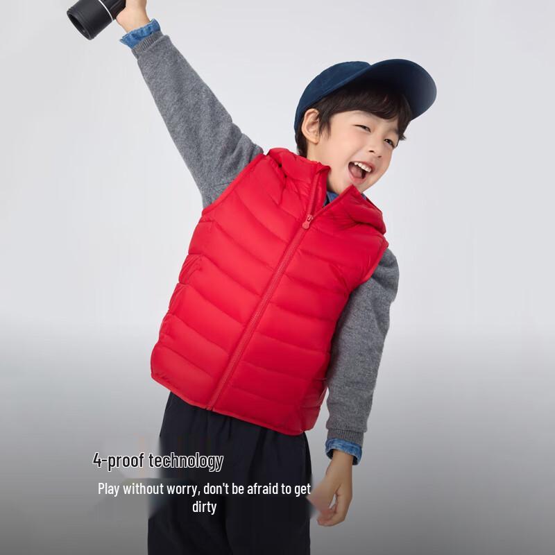 BOSIDENG Kids' Hooded Down Vest