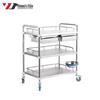 Thickened Stainless Steel Medical Trolley
