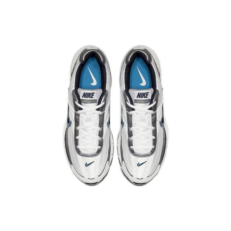 Nike Initiator Metallic Cool Grey Herresneakers Hvit Obsidian 394055-101