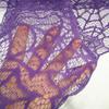 Halloween Black Lace Fireplace Scarf Spider Web Table Runner Tablecloth for Halloween Party Table Mesh Decor Horror House Props