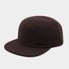 Retro Solid Color Fleece Five-piece Flat Cap Men's and Women's Outdoor Travel Casual Versatile Baseball Cap Tide