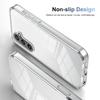 For Samsung Galaxy S24+ Clear Phone Case TPU PC Anti-Slip Drop-Proof Back Cover