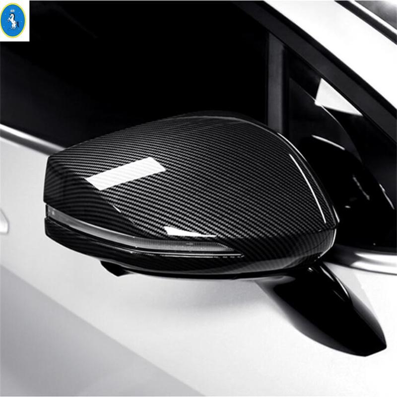 For Kia Sportage NQ5 2024 Carbon Fiber Look Rearview Mirror Shell Rear-view Mirror Cover Trim ABS Exterior Accessories