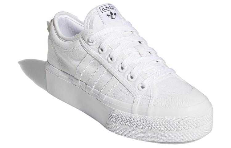 Nizza Wmns Adidas Originals Platform 'Triple White' Women's FV5322