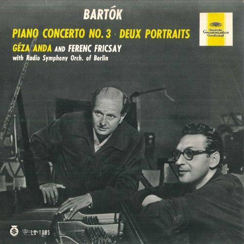

10inch Record GEZA ANDA, FERENC FRICSAY, RADIO SY - Bartok Piano Concerto No3 / Deux Po LG1085 DEUTSCHE GRAMMO Japan Classical Used